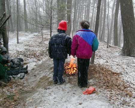 Keeping warm