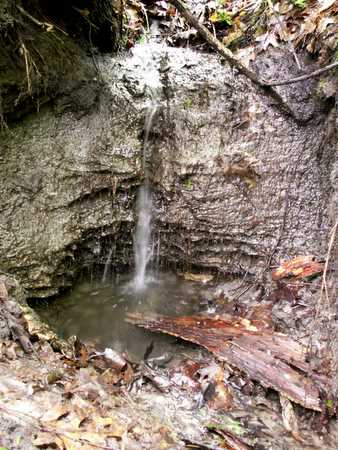 Erosion waterfall