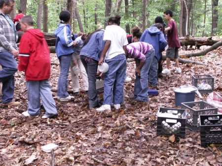 Ready to collect specimens
